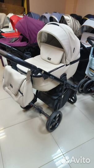 Коляска adamex bibione экокожа