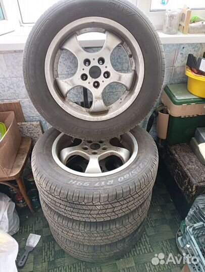 Колеса в сборе r17 летние за 4колеса