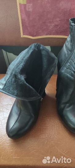 Ботильоны женские кожаные 37 размер