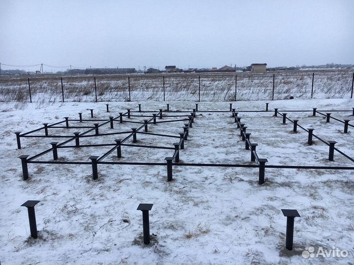 Винтовые сваи для фундамента