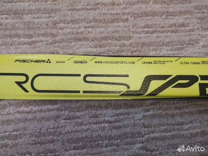 Лыжи беговые fisher sprint crown 160 см