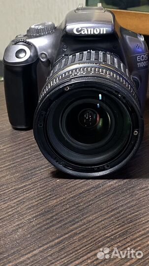 Зеркальный фотоаппарат canon eos 1100d + объектив