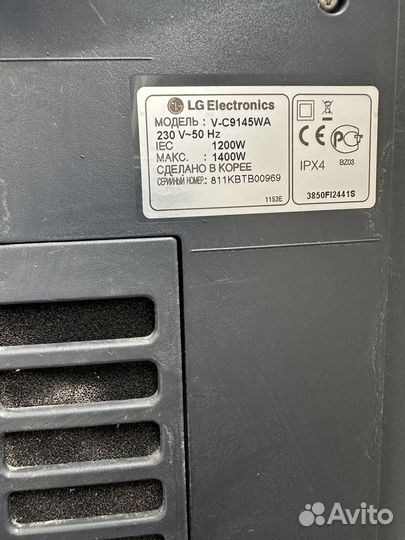 Моющий пылесос LG