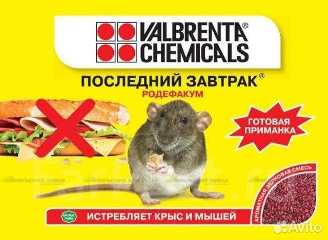 Средство для уничтожения грызунов