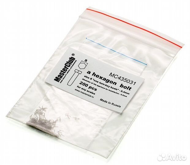 MC435031 головка болта, размер под ключ -0.4mm; д