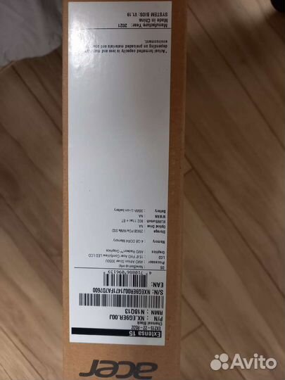 Ноутбук Acer Extensa 15 EX215-22-R53Z Black (NX.EG