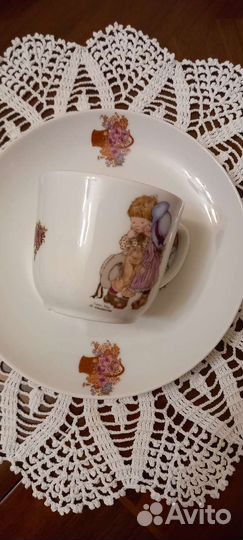 Набор детской посуды,фарфор