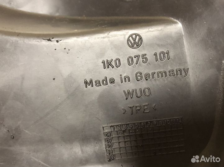 Брызговики volkswagen