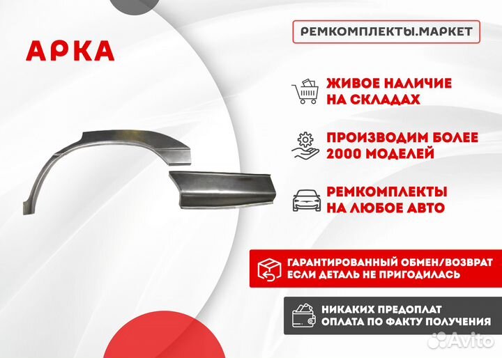 Кузовная арка MK правая