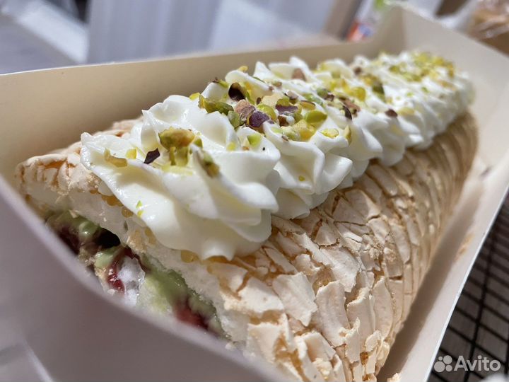 Меренговый рулет