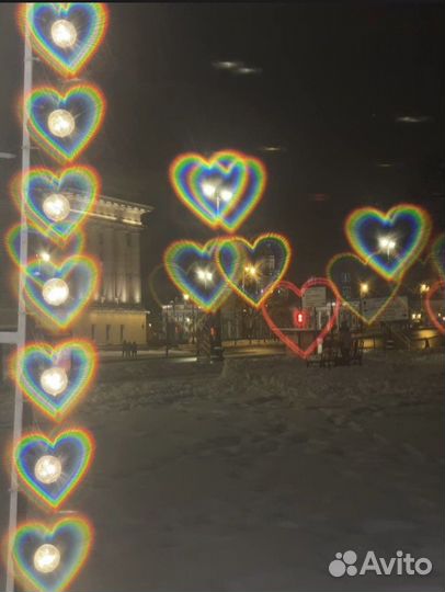 Очки с эффектом сердечек