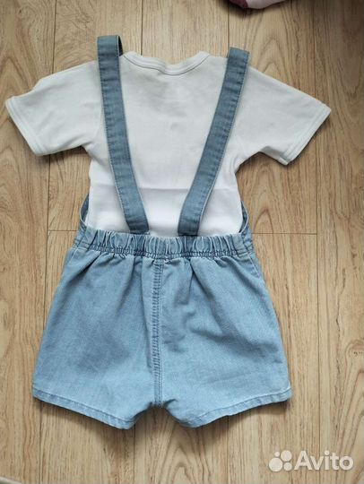 Комбинезон и футболка глория джинс