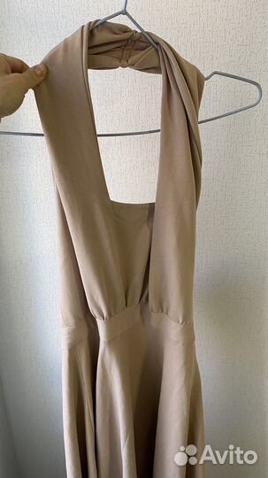 Платье бежевое для фотосессии 42-44