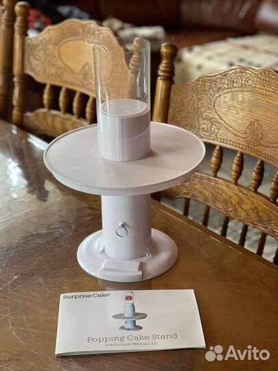 Подставка для торта с сюрпризом,на гендер пати