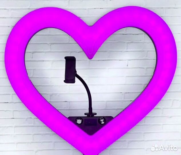 Кольцевая Лампа Сердечко