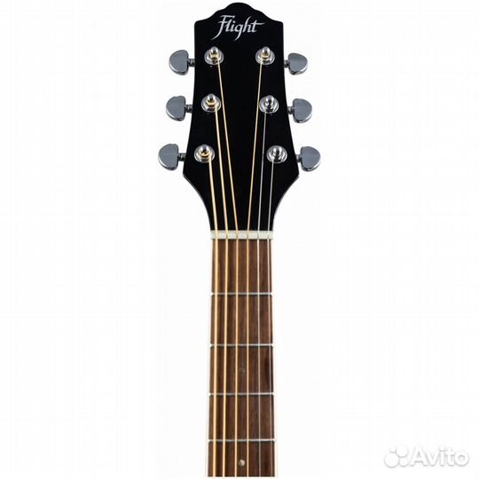 Электроакустическая гитара Flight AG-210 CEQ BK