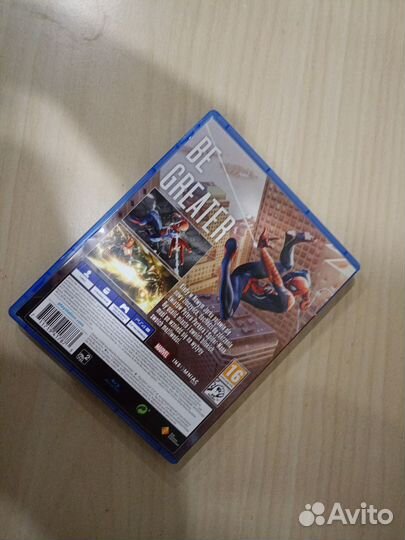 Диск на ps4 человек паук