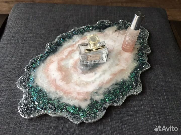 Поднос/ подставка из эпоксидной смолы