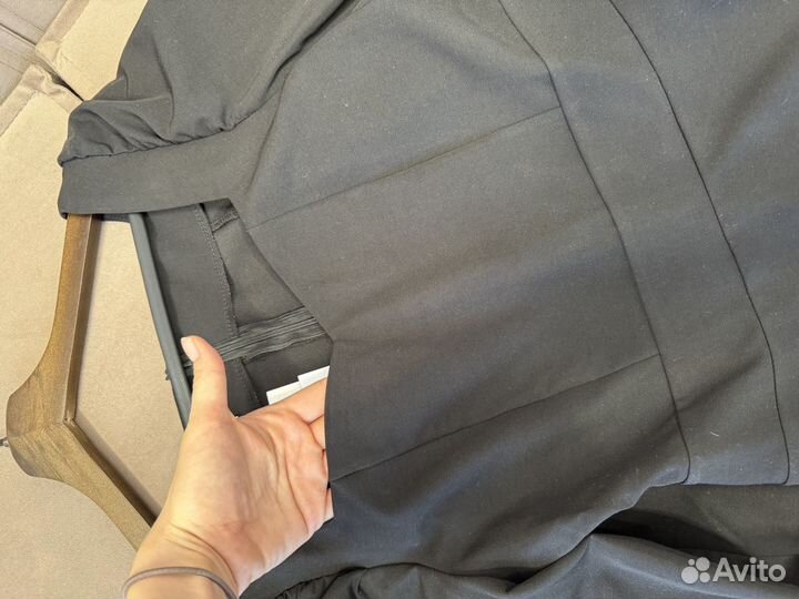 Школьное платье для девочки черное 42 44 форма