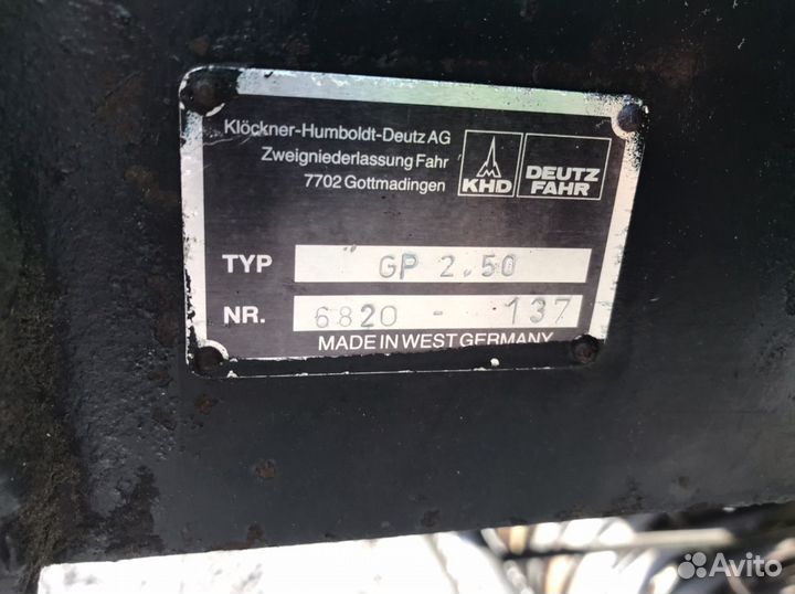 Пресс-подборщик Deutz-Fahr GP, 2000