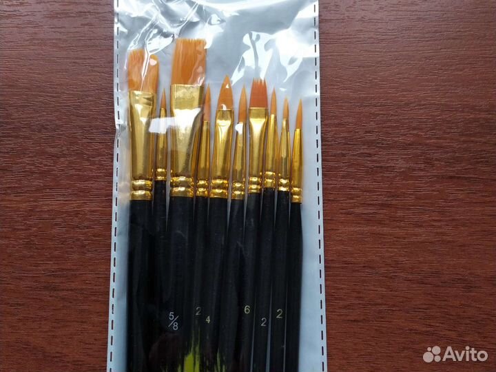 Кисти художественные кисточки набор 10 шт