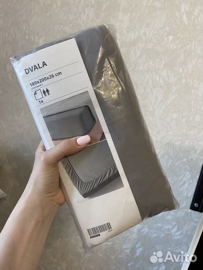 Простынь, постельное белье Икея