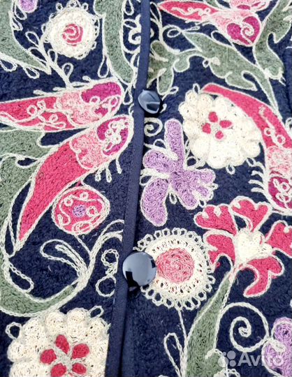 Дизайнерское шерстяное пальто 42 44