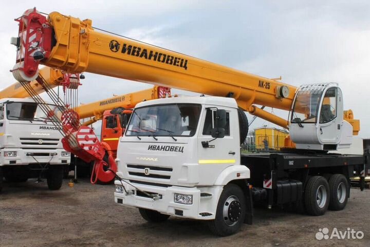 Работа для автокрана 25 тонн
