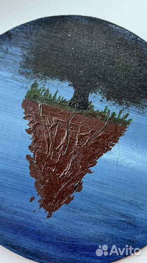 Картина маслом на холсте цветы море