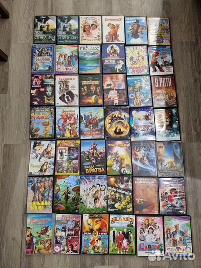 DVD диски (фильмы, мультфильмы)