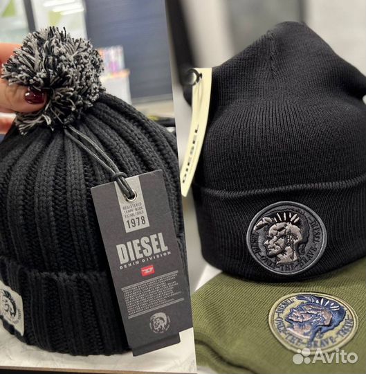 Мужская шапка diesel