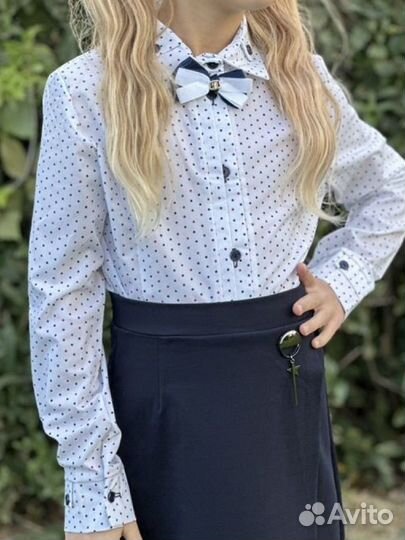 Рубашка для девочки 134-140-146