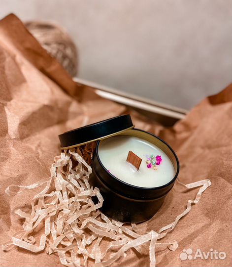 Ароматическая свеча ручной работы