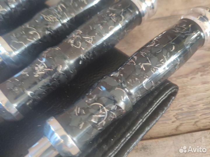 Подарочные шампура премиальные, каменная ручка