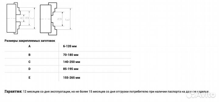 Токарный патрон Белтапаз 250мм 3-250.35.234.В