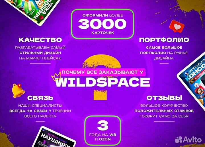 Инфографика для маркетплейсов Wildberries и Ozon