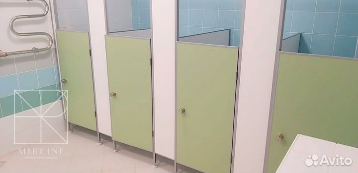 Перегородки для санузлов и душевых