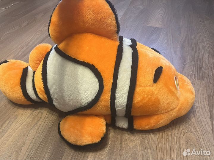 Мягкая игрушка рыба-клоун 85 см длиной