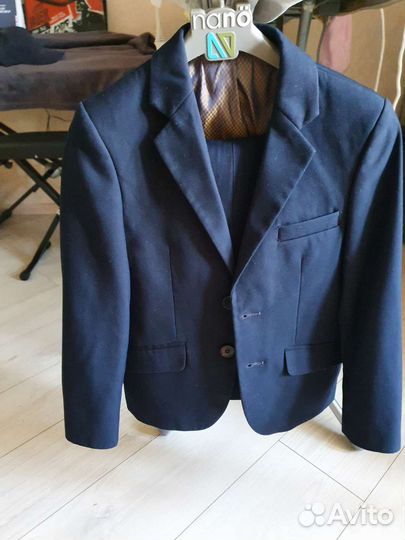 Школьный костюм для мальчика 128 синий