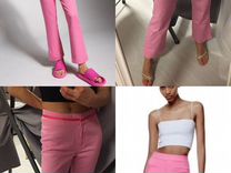 Леопардовые и розовые брюки
