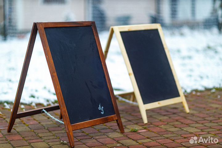 Меловой штендер, меловая доска