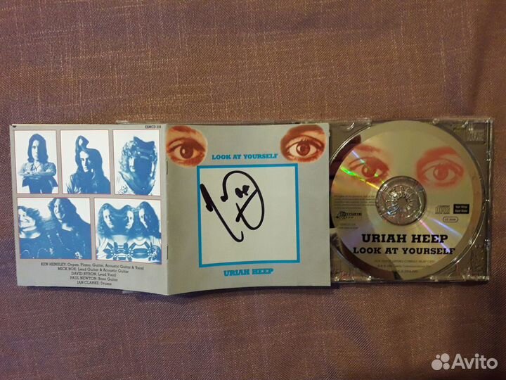 CD Uriah Heep c автографом Mick Box