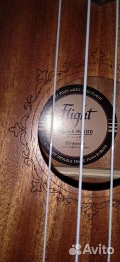 Укулеле flight сопрано, корпус сапеле