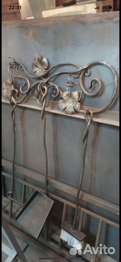 Каминный набор, ручная ковка