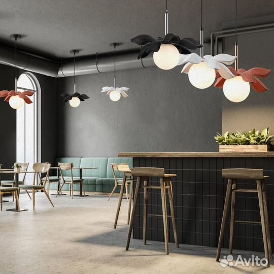 Люстра подвесная на кухню модерн