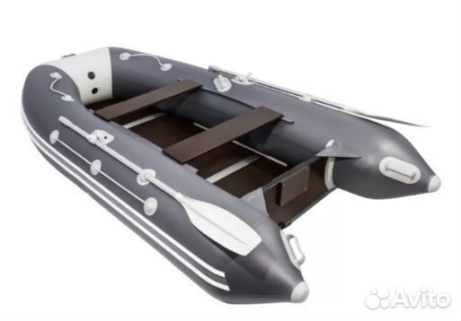 Лодка пвх Таймень LX 3400 ск Графит/светло-серый