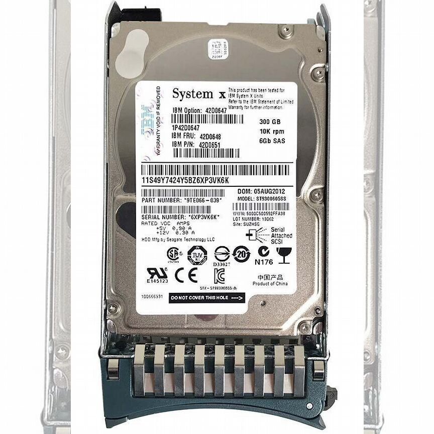 [90Y8917] Жесткий Диск Ibm 300gb 10000 Sas 2,5" Hdd 90y8917
