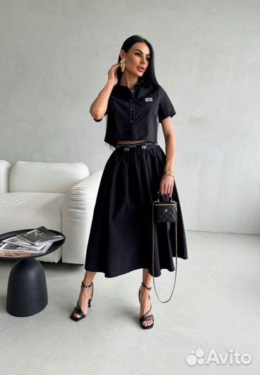 Стильный костюм двойка miu miu