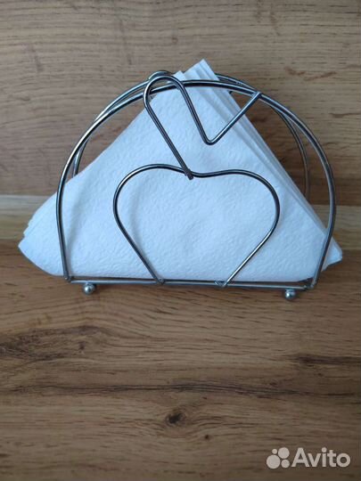 Салфетница металлическая