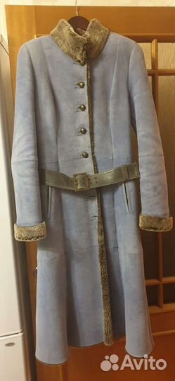 Дубленка натуральная 42-44 р дизайнерская